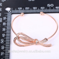 china OEM factory rose gold platted bangle knot shape jewelry